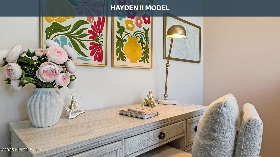 Furnished interior view inside a new home in Copes Landing, Jacksonville (Image 11).