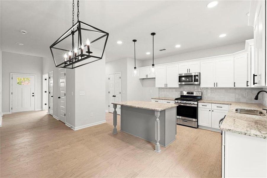 Furnished interior view inside a new home in , Austell (Image 6).