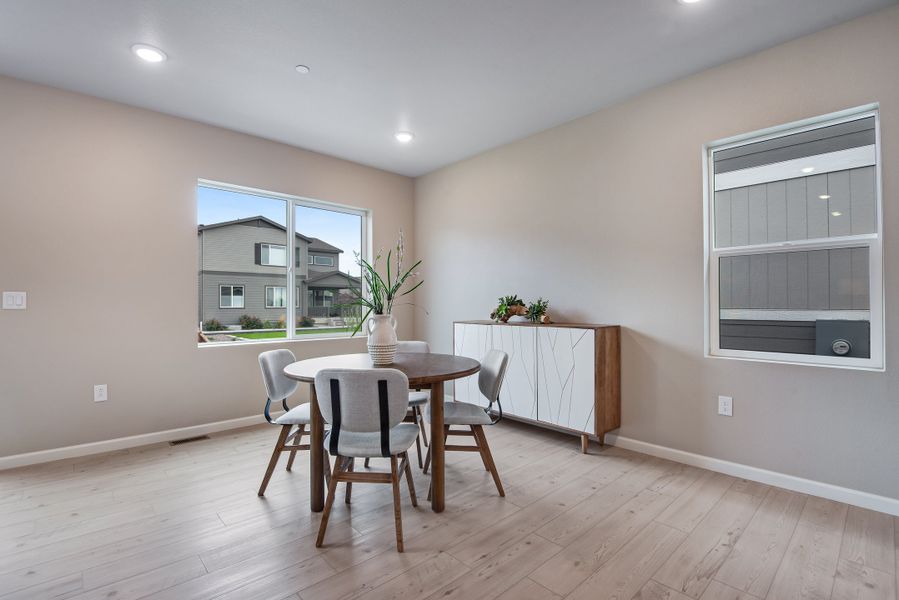 Furnished interior view inside a new home in Reunion, Commerce City (Image 29).