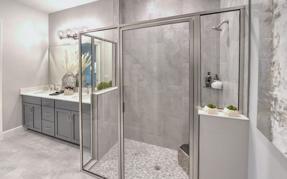 Furnished interior view inside a new home in Woodhaven, Port Orange (Image 20).