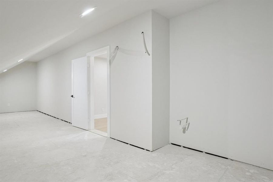 View of additional living space