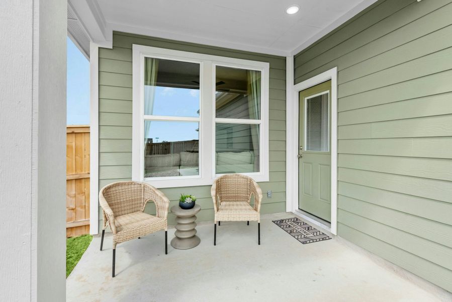 Representative exterior details of a home built from the Bluebonnet by Scott Felder Homes in Mayfair, New Braunfels (Image 3). Representative exterior details of a home built from the Bluebonnet by Scott Felder Homes in Mayfair, New Braunfels (Image 3).