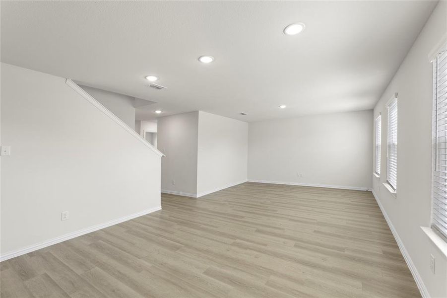 Spacious, unfurnished interior of a new home in Labein Villas, Greenville (Image 23). Spacious, unfurnished interior of a new home in Labein Villas, Greenville (Image 23).