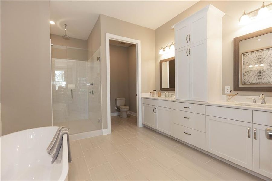 Furnished interior view inside a new home in Waterside Condos, Peachtree Corners (Image 22).