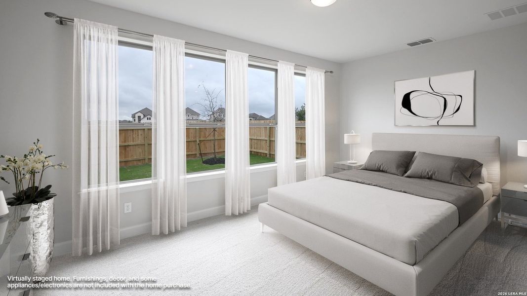 Furnished interior view inside a new home in The Parklands, Schertz (Image 8).