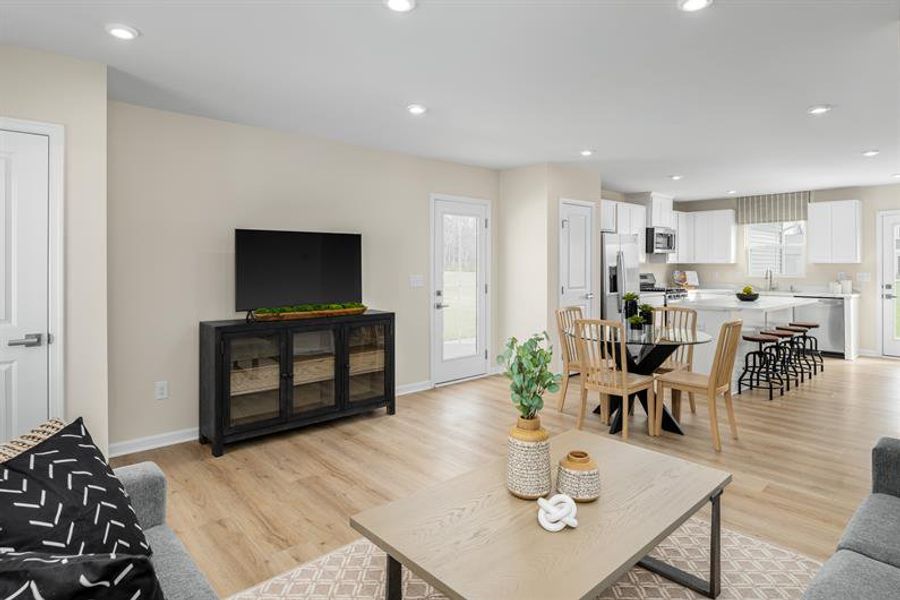 Furnished interior view inside a new home in Colonial Village, Edenton (Image 8).