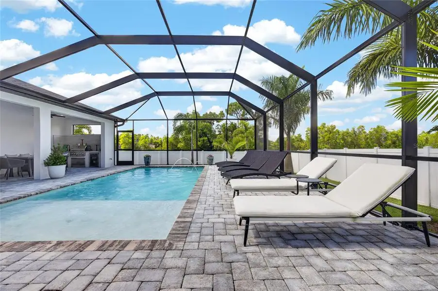 Exterior details and patio area of a home in , Cape Coral (Image 3).