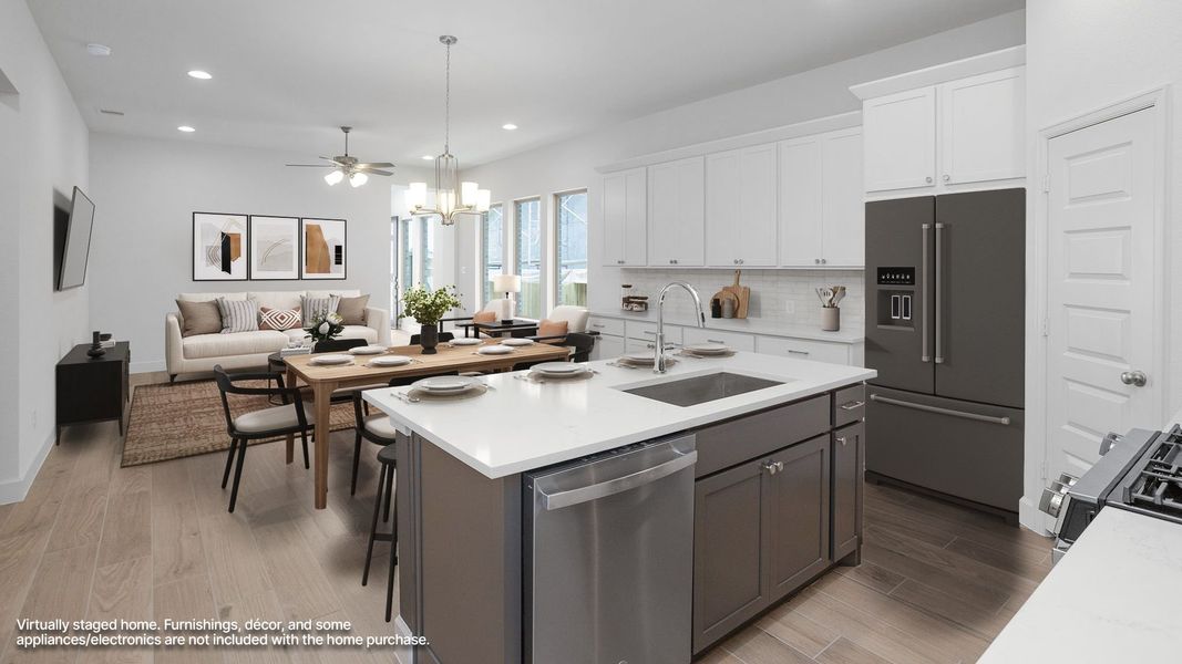 Furnished interior view inside a new home in Wildtree, Magnolia (Image 3).