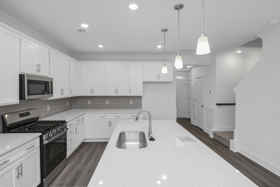 Furnished interior view inside a new home in Lake Carolina Townhomes, Columbia (Image 11).