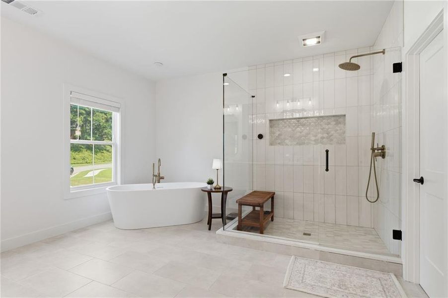 Furnished interior view inside a new home in , Cumming (Image 39).