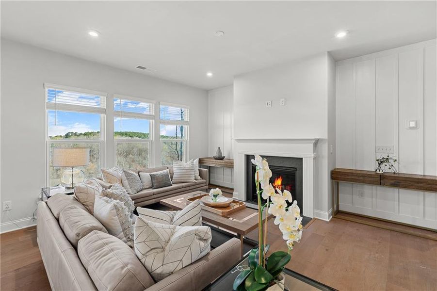 Furnished interior view inside a new home in Sierra Creek, Hoschton (Image 44).
