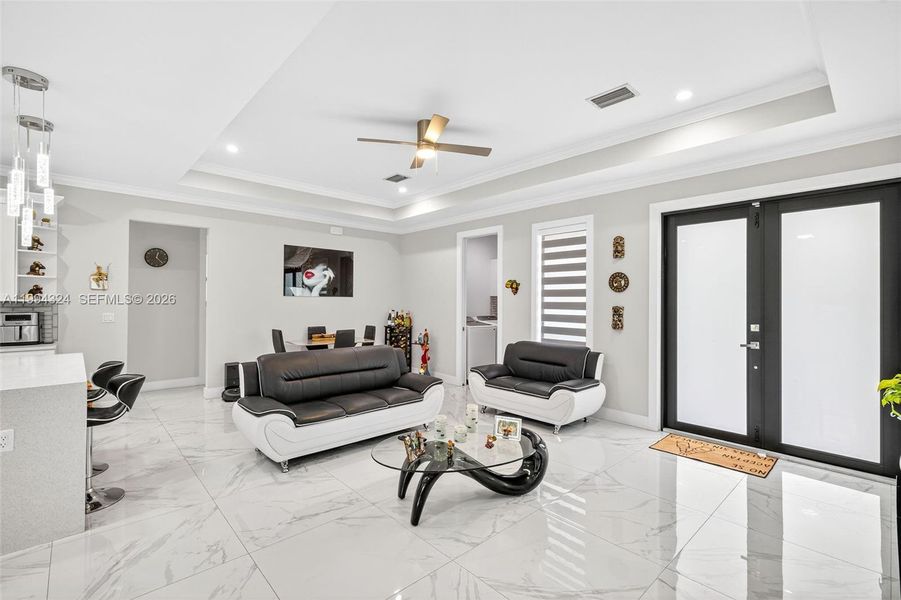 Furnished interior view inside a new home in , Naples (Image 18).