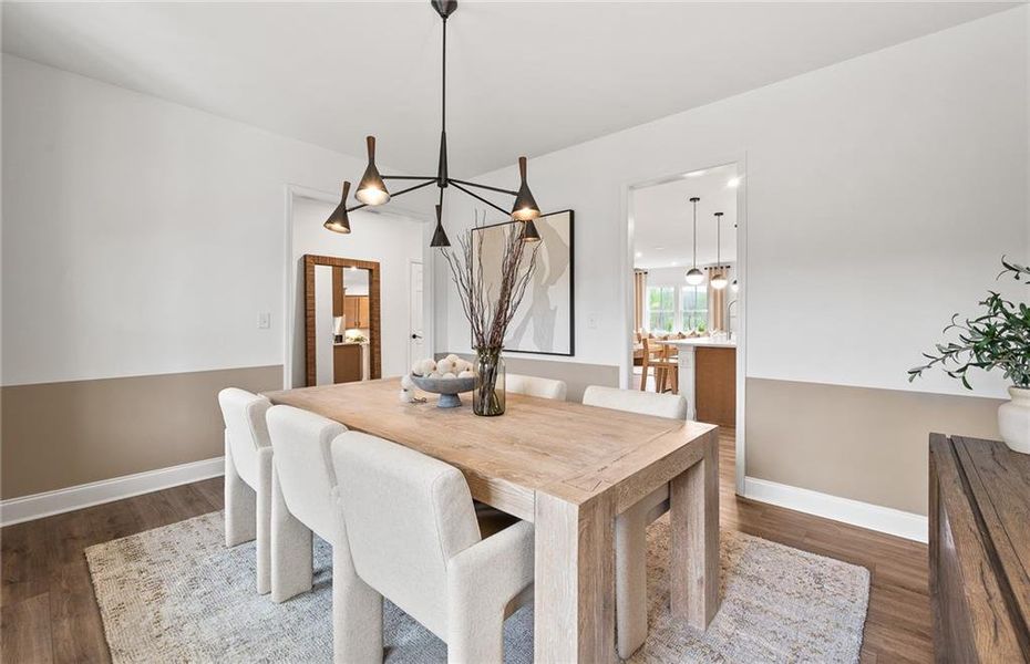 Furnished interior view inside a new home in Berkeley Mill, Cumming (Image 3).