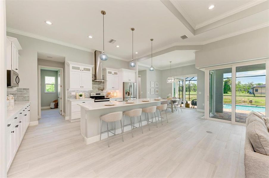 Furnished interior view inside a new home in , Rotonda West (Image 9). Furnished interior view inside a new home in , Rotonda West (Image 9).