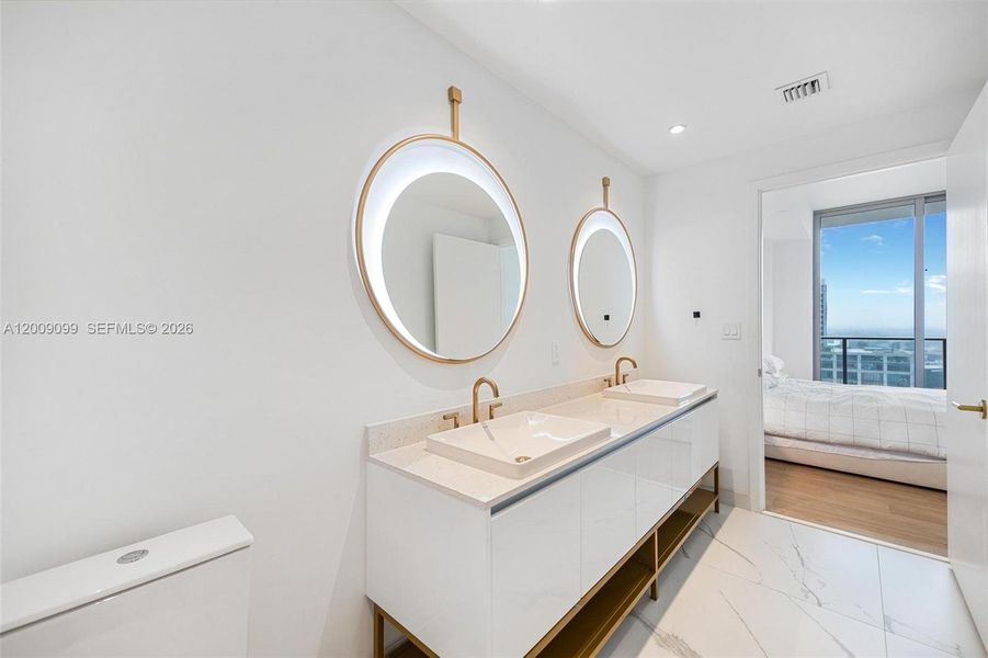 Furnished interior view inside a new home in Mr. C Residences, Miami (Image 7).
