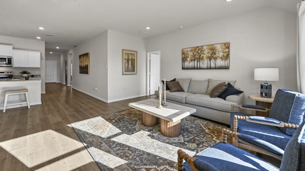 Furnished interior view inside a new home in Stonewyck Farms, Ennis (Image 17).