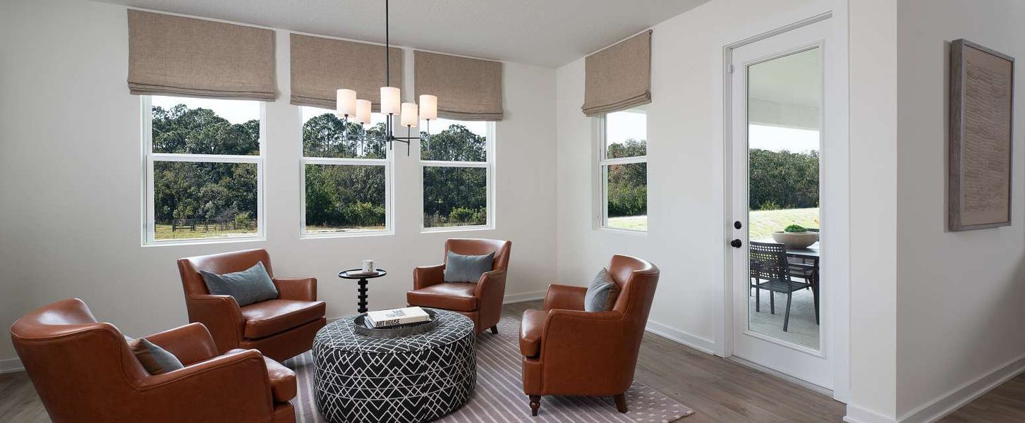 Representative furnished interior of a home built from the Moseley by Ashton Woods in Catamaran Cove Traditional, Rockledge (Image 12).