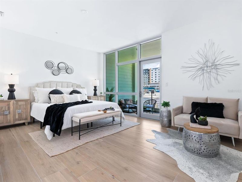 Furnished interior view inside a new home in , Sarasota (Image 48).