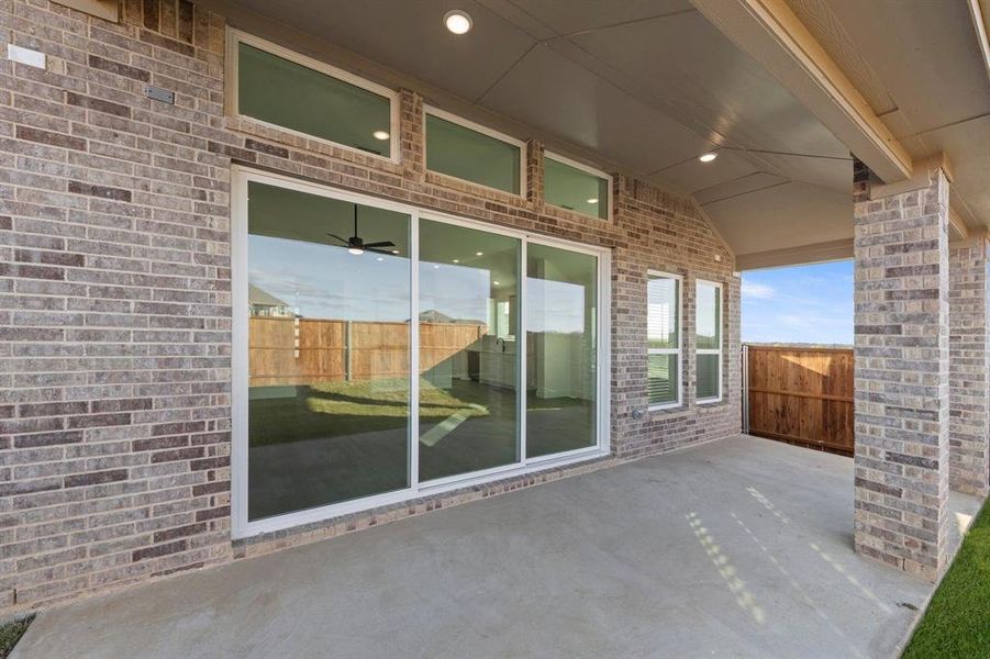 Exterior details and patio area of a home in Edgewood Creek, Celina (Image 4). Exterior details and patio area of a home in Edgewood Creek, Celina (Image 4).