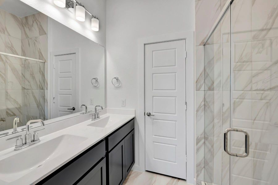 Furnished interior view inside a new home in Summerview, Fulshear (Image 10).