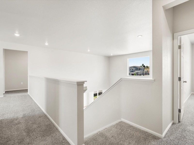 Spacious, unfurnished interior of a new home in Poudre Heights: The Alpine Collection, Windsor (Image 37).