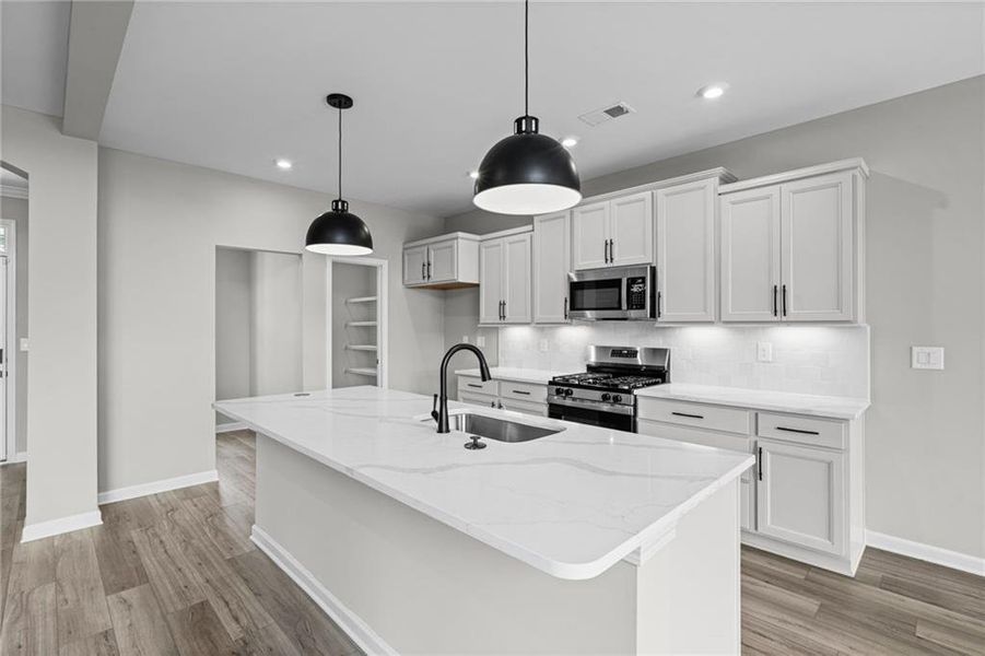 Furnished interior view inside a new home in Twin Lakes, Hoschton (Image 7).