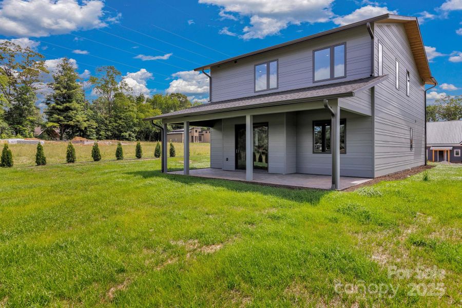 Exterior details and patio area of a home in , Asheville (Image 31). Exterior details and patio area of a home in , Asheville (Image 31).