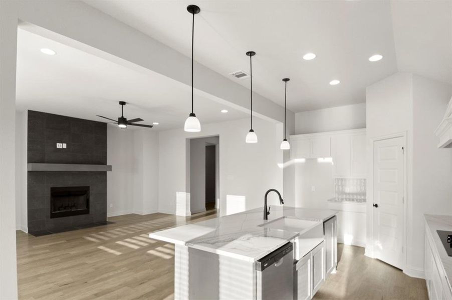 Furnished interior view inside a new home in Bull Hide Estates, Hewitt (Image 8).