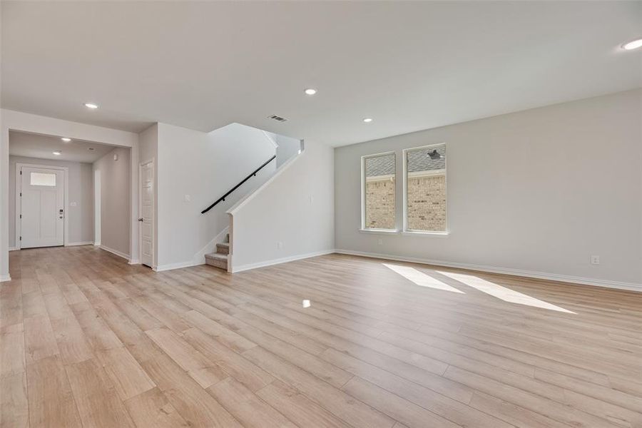 Spacious, unfurnished interior of a new home in Villages of Hurricane Creek, Anna (Image 17). Spacious, unfurnished interior of a new home in Villages of Hurricane Creek, Anna (Image 17).