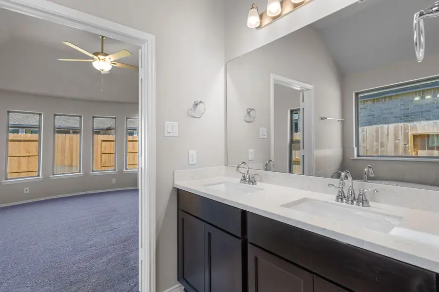 Furnished interior view inside a new home in Grand Central Park, Conroe (Image 10).