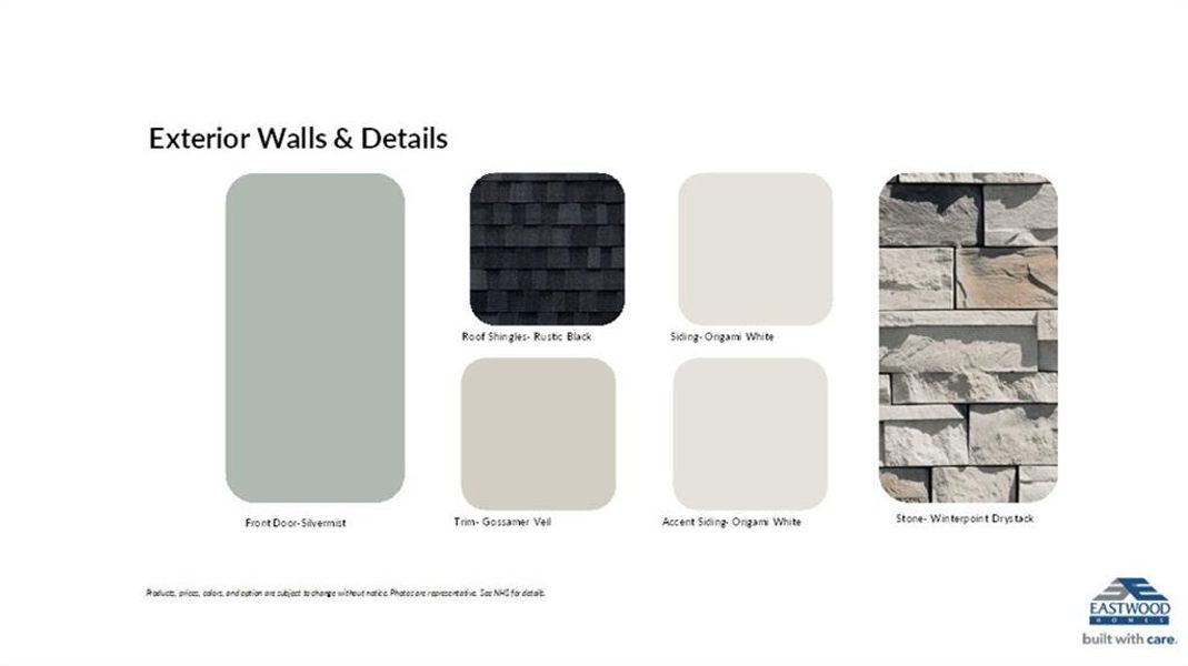 Sample of building materials used in homes in Arbor West, Dawsonville (Image 5).
