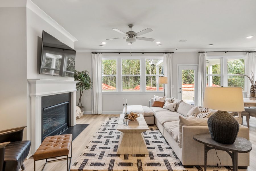 Representative furnished interior of a home built from the Essex by Taylor Morrison in Kennison Creek, Cumming (Image 4).