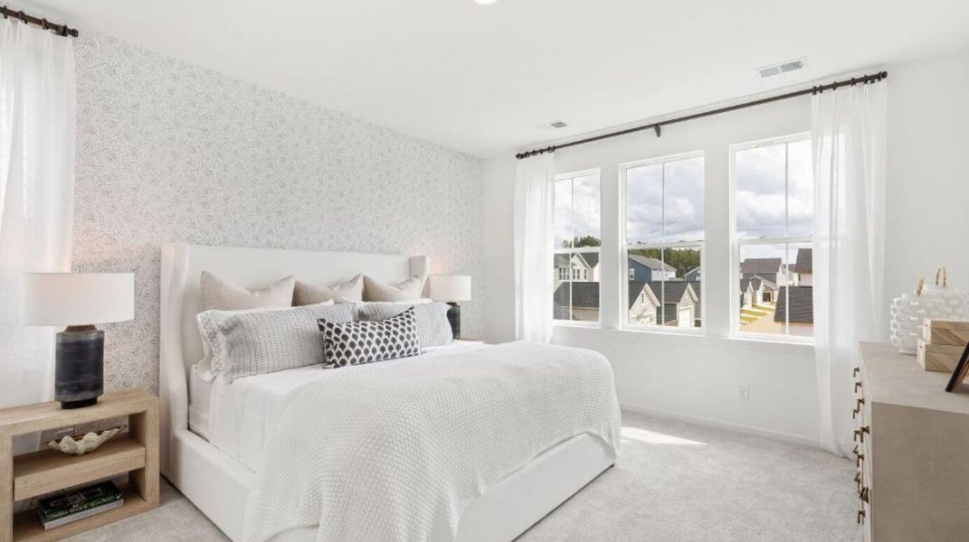 Furnished interior view inside a new home in Heron's Walk at Summers Corner: Row Collection, Summerville (Image 5).