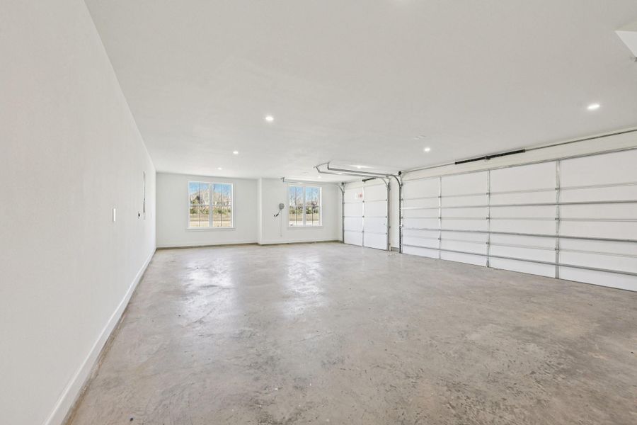 Over-sized 3 car garage Over-sized 3 car garage