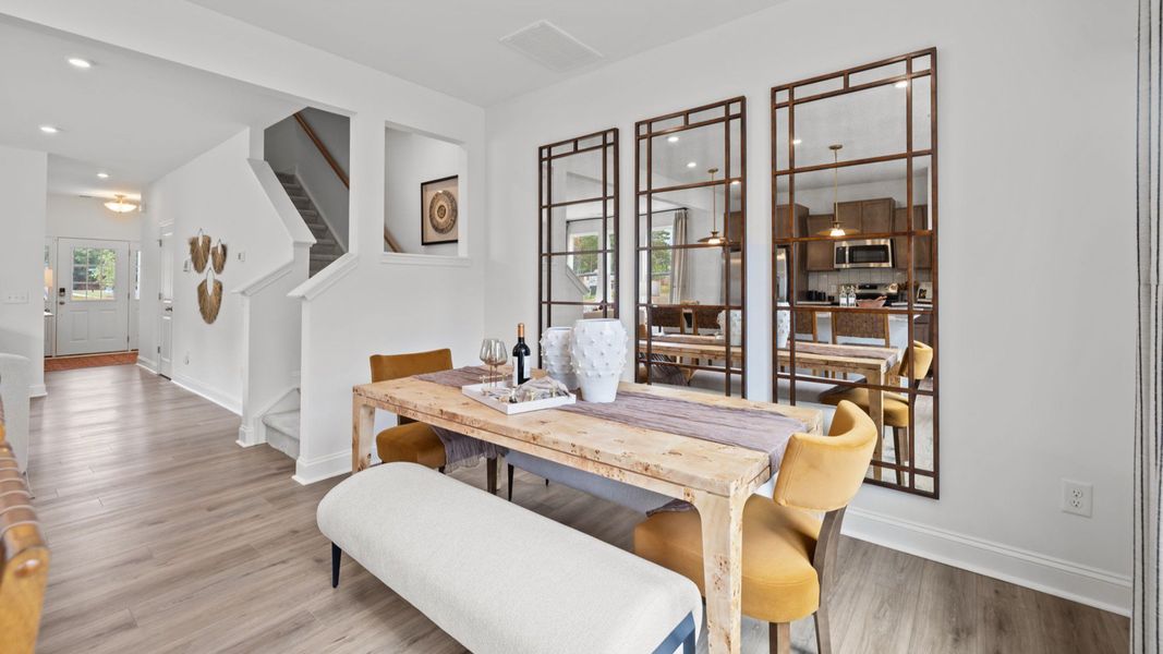 The Litchfield Plan by DBR Homes at Bell Glen in Charlotte, NC- Dining Area