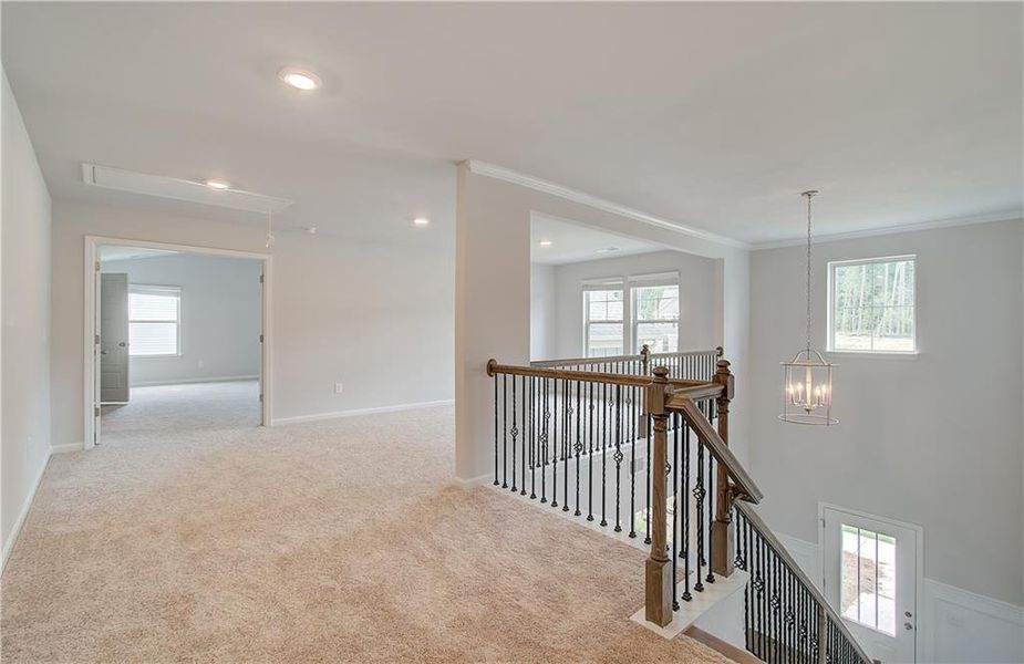 Spacious, unfurnished interior of a new home in Grandview at Millers Mill, Stockbridge (Image 24).