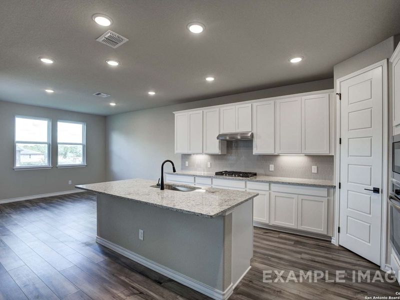 Furnished interior view inside a new home in Ladera, San Antonio (Image 8).