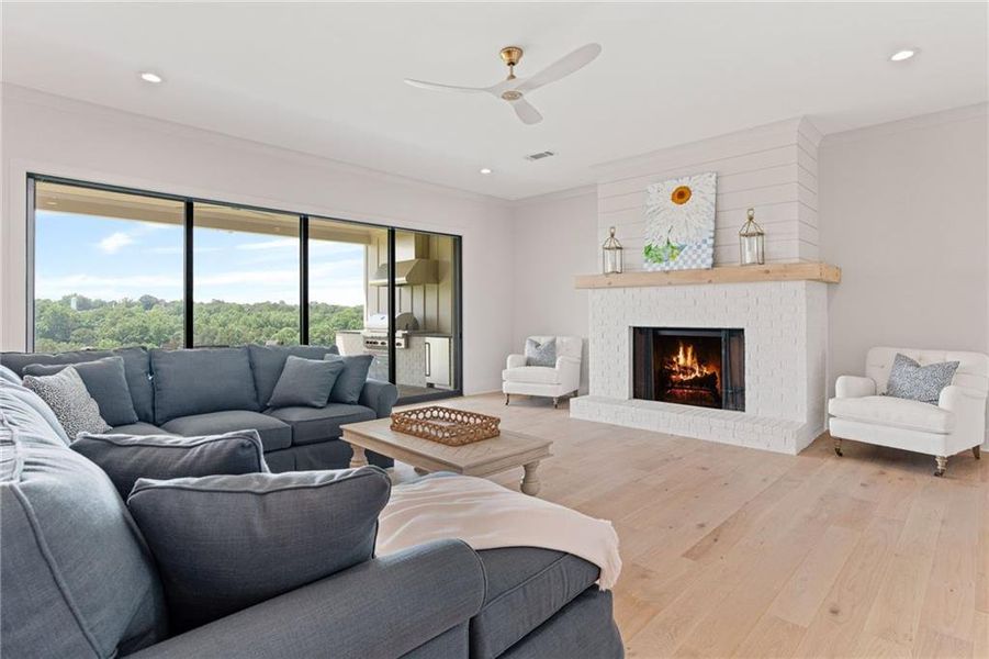 Furnished interior view inside a new home in , Ball Ground (Image 46).
