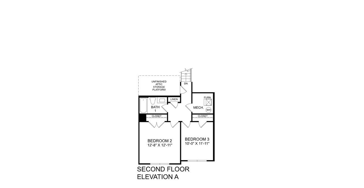 2D floor plan layout of this home in Arden Woods, Greenville, SC (Image 2). 2D floor plan layout of this home in Arden Woods, Greenville, SC (Image 2).