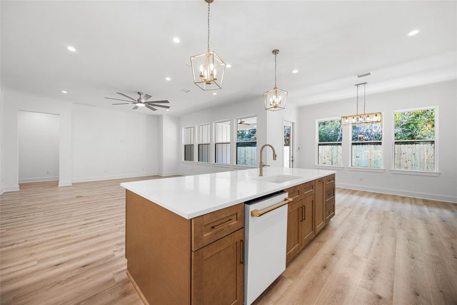 Furnished interior view inside a new home in , Humble (Image 10).