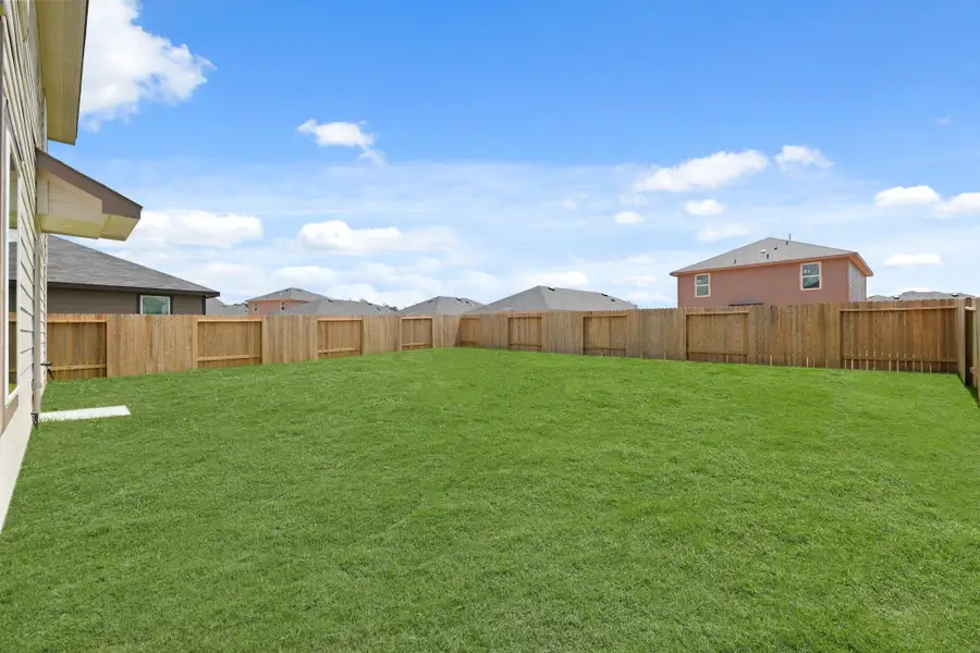 Exterior details and patio area of a home in Mill Creek, Magnolia (Image 11).