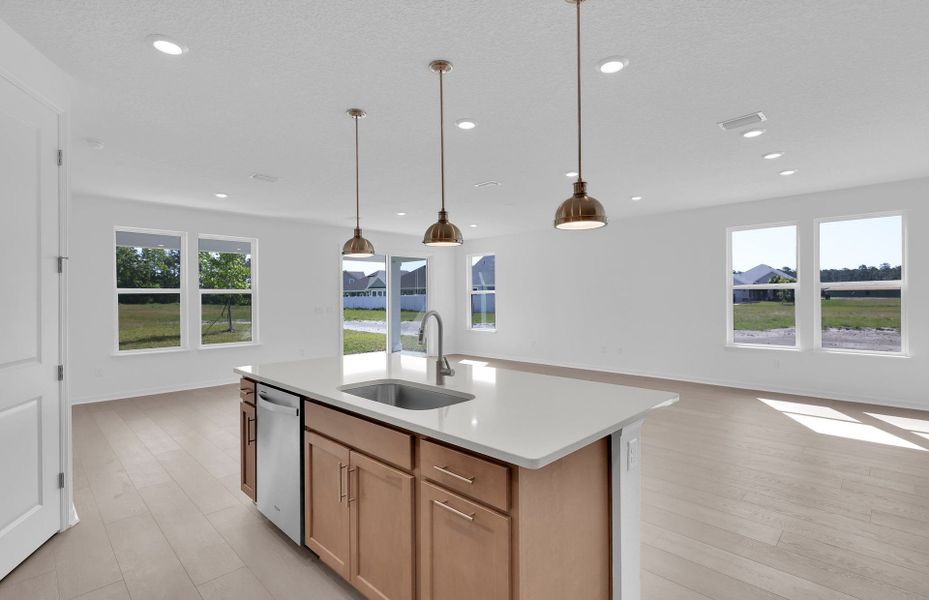 Furnished interior view inside a new home in Fiddler's Cove, Kingsland (Image 12).