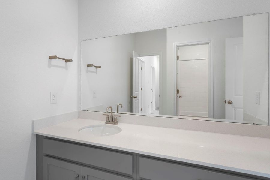 An additional view of your jack and Jill bath. An additional view of your jack and Jill bath.