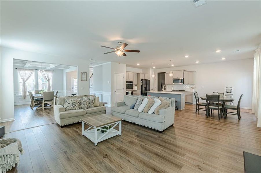 Furnished interior view inside a new home in Dixon Farm, Fayetteville (Image 26).