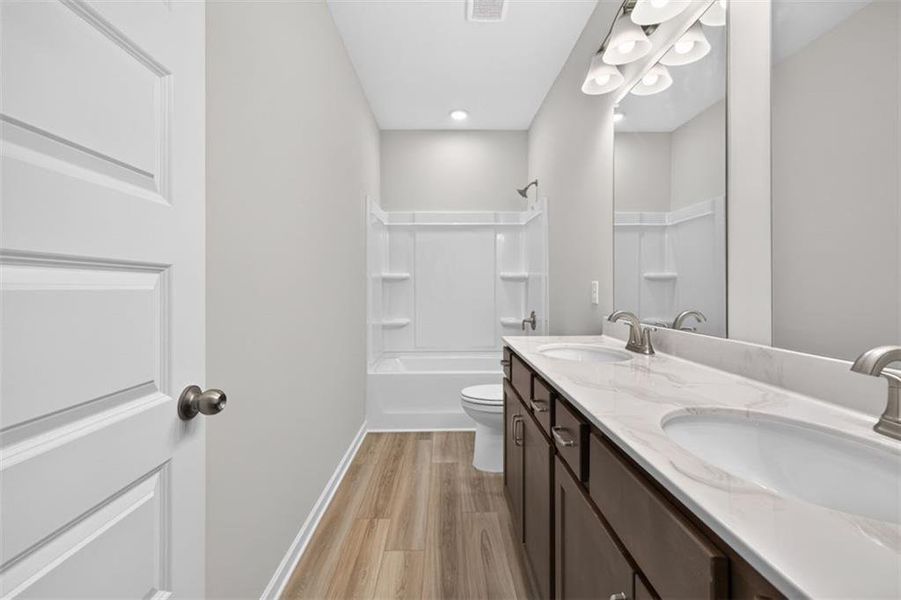 Furnished interior view inside a new home in Jones Ridge, Dallas (Image 12).