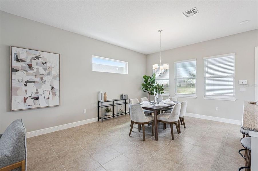 Furnished interior view inside a new home in Laureate Park, Orlando (Image 44).