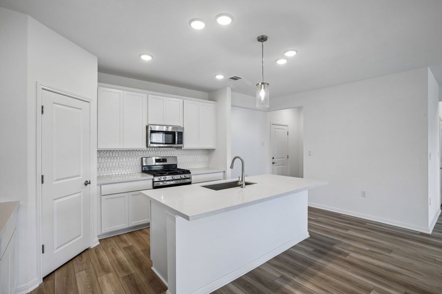 Furnished interior view inside a new home in Lisso, Pflugerville (Image 7).
