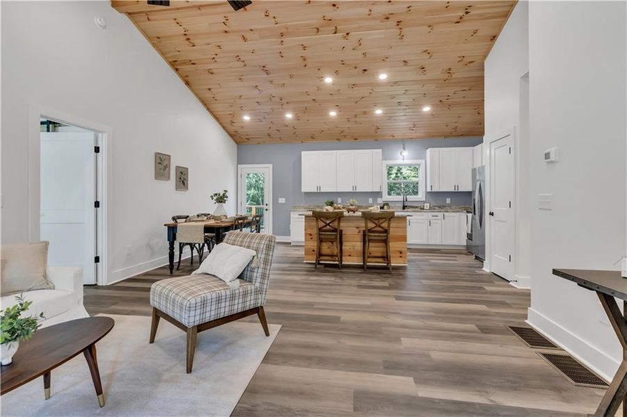 Furnished interior view inside a new home in , Ellijay (Image 14).