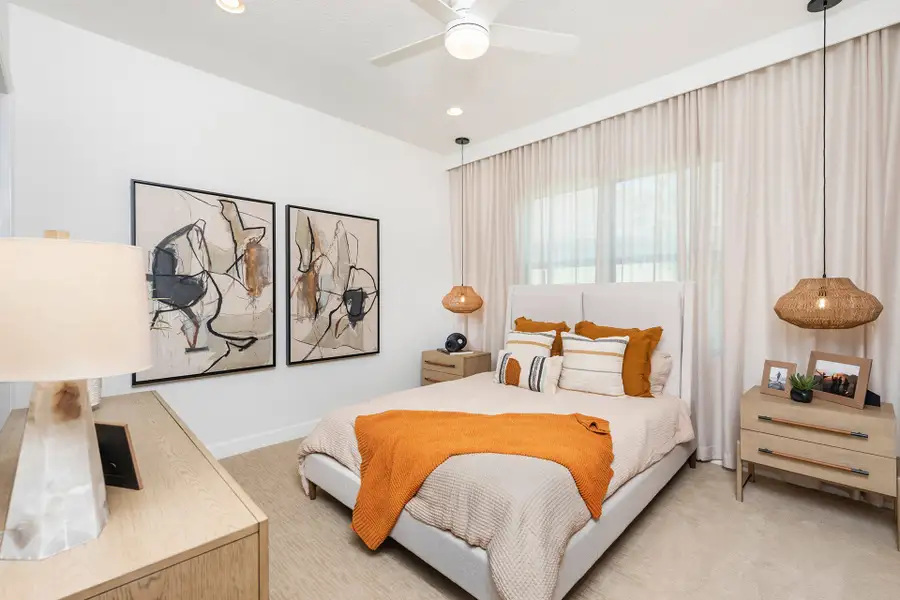 Representative furnished interior of a home built from the Caroline by GL Homes in Valencia Parc at Riverland, Port St. Lucie (Image 18).