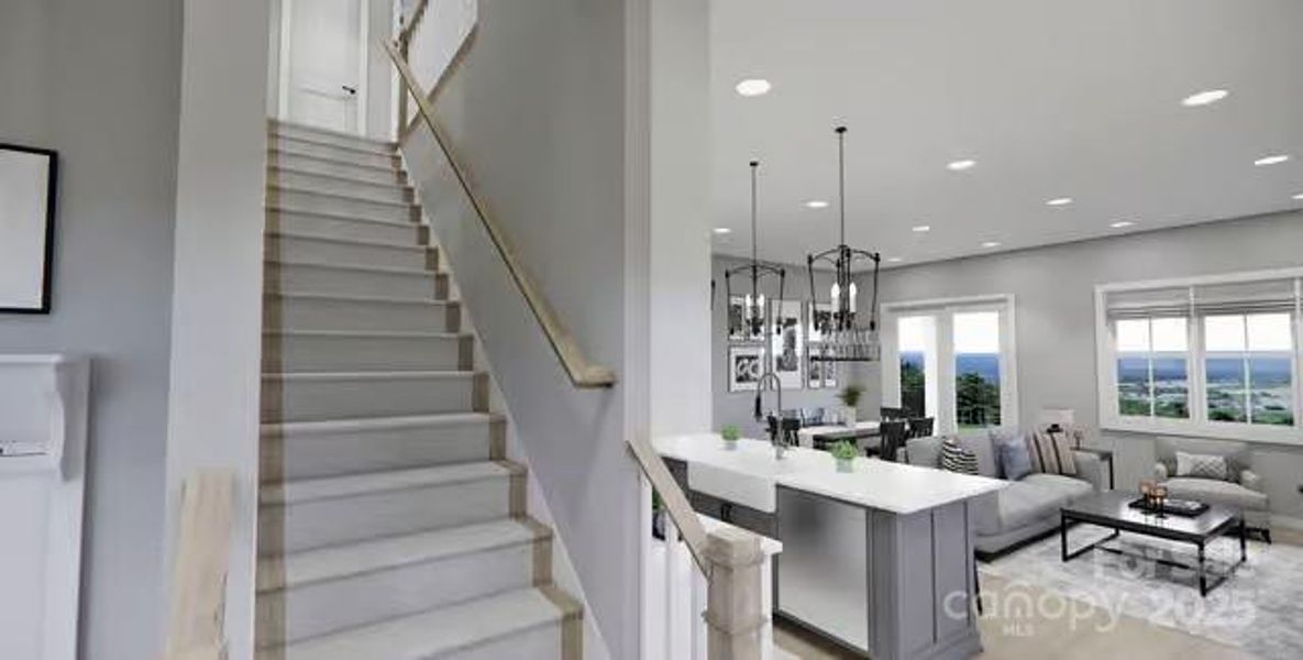 Furnished interior view inside a new home in , Marion (Image 16). Furnished interior view inside a new home in , Marion (Image 16).